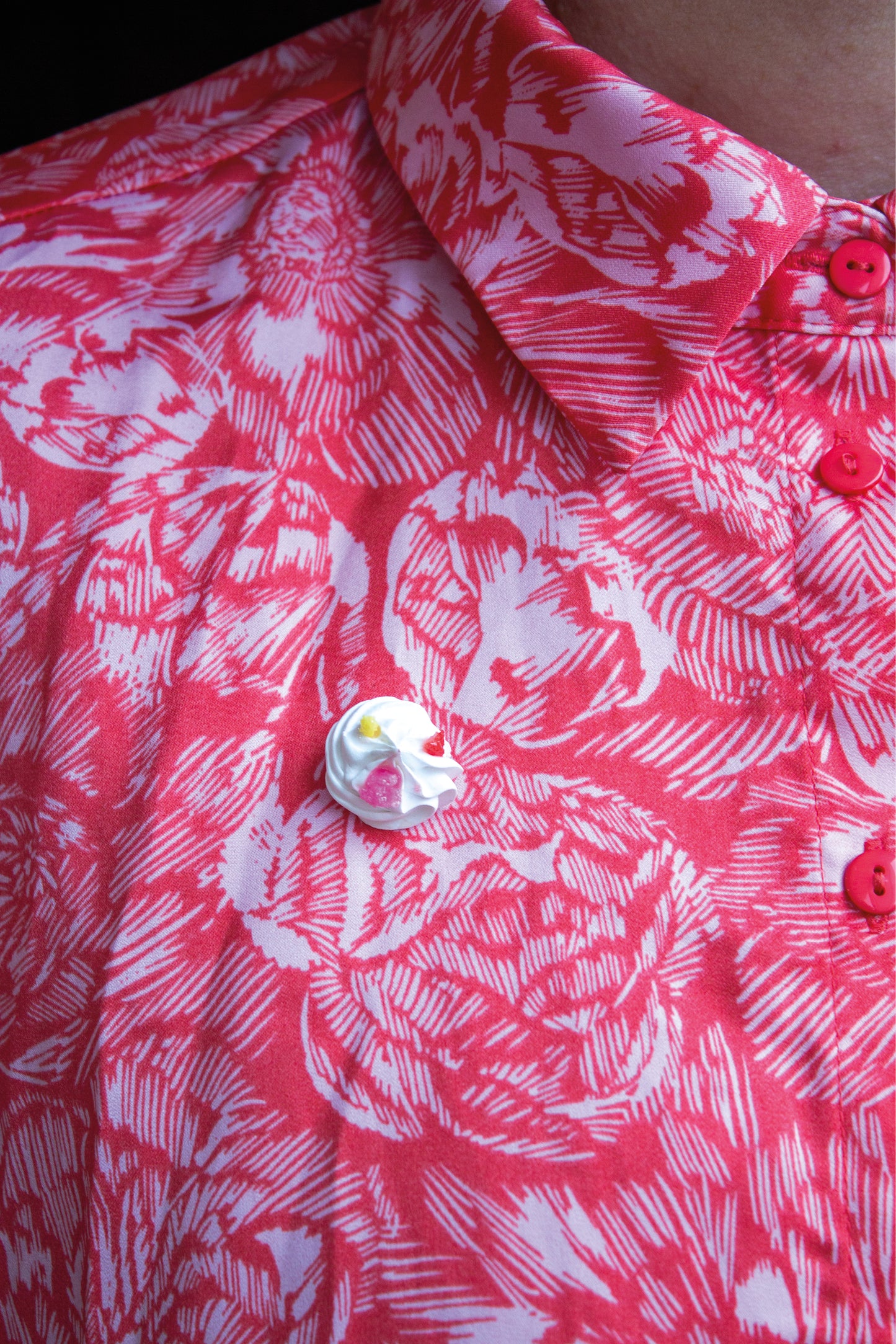 Whipped Porcelain Pin | Sugar Crystals
