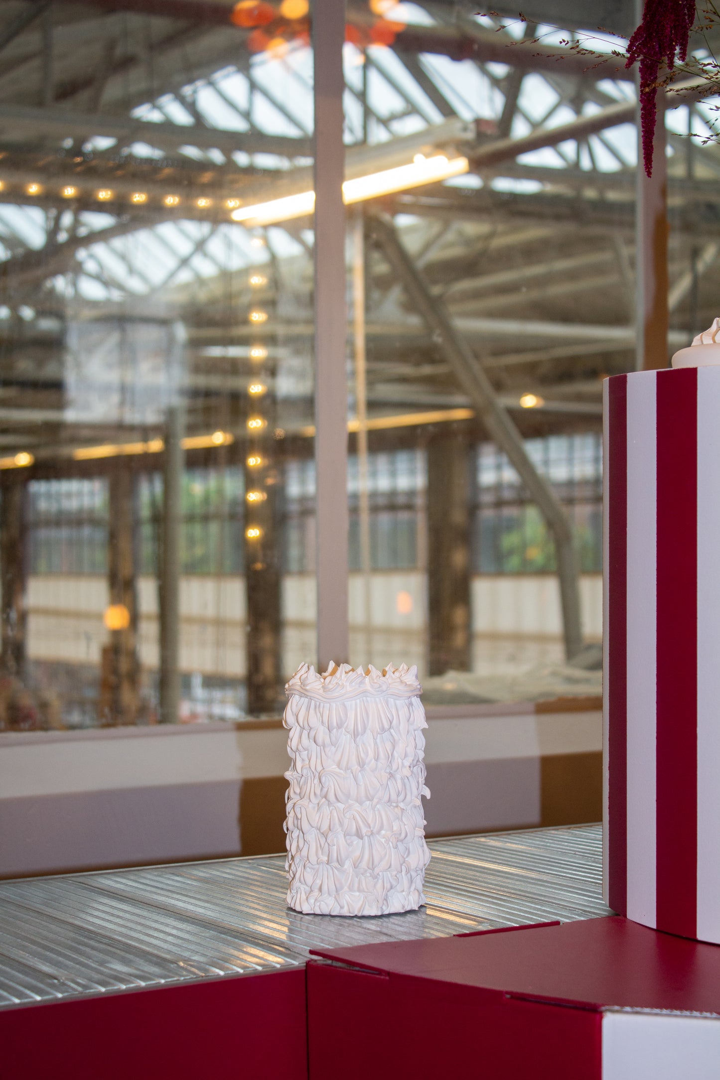 Whipped Porcelain Vase