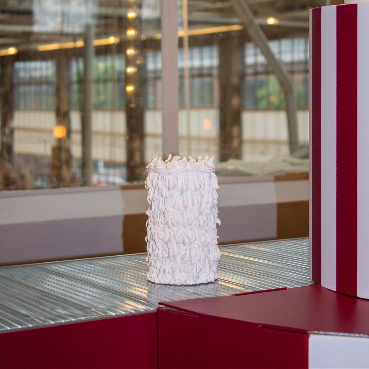 Whipped Porcelain Vase