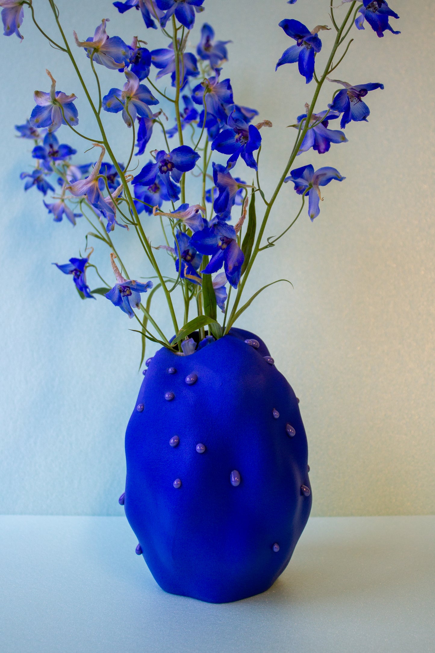 Cotton Cloud Vase | Cobalt