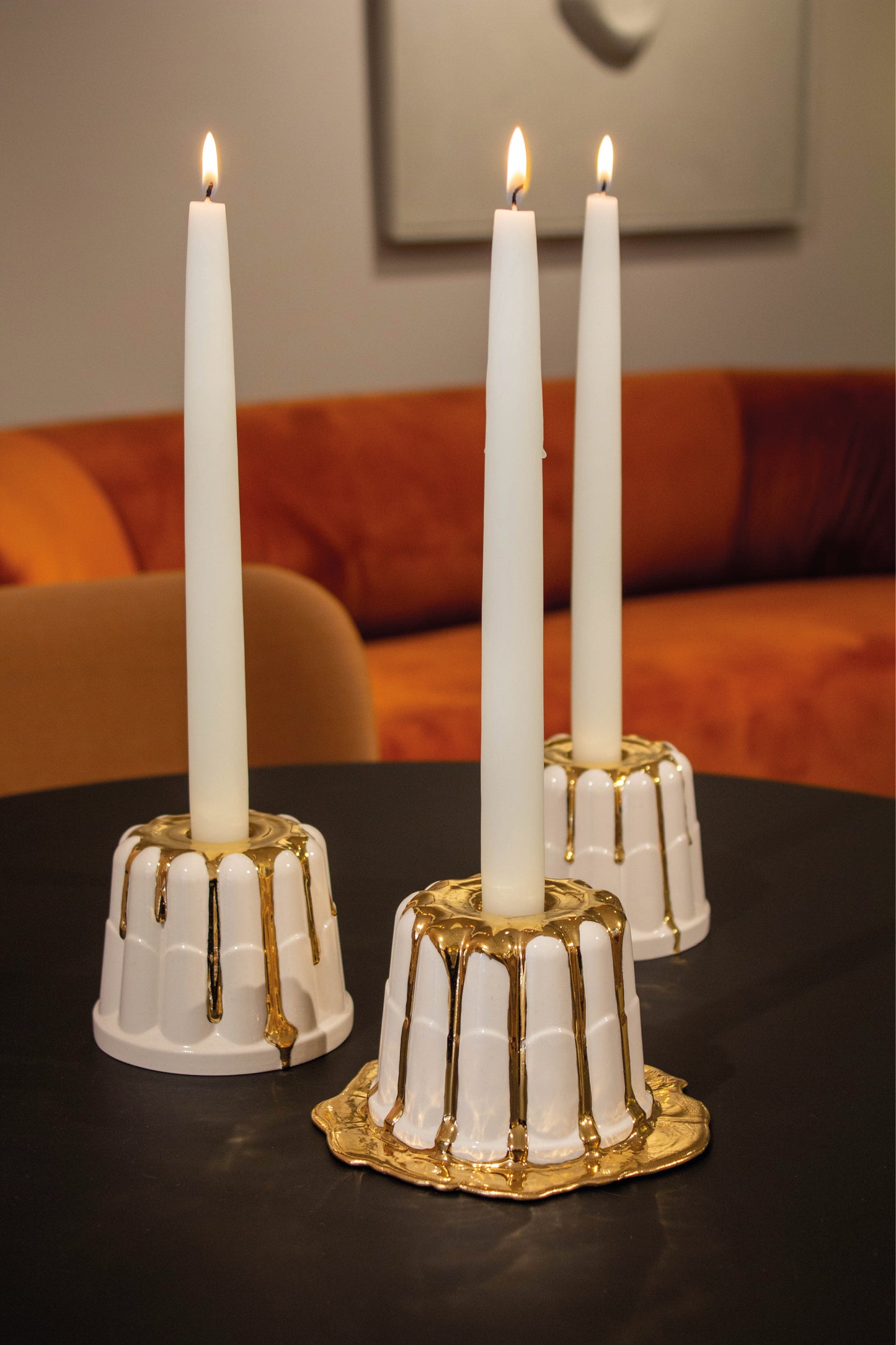 Mona Love 24k Gold N°1 - candle holder