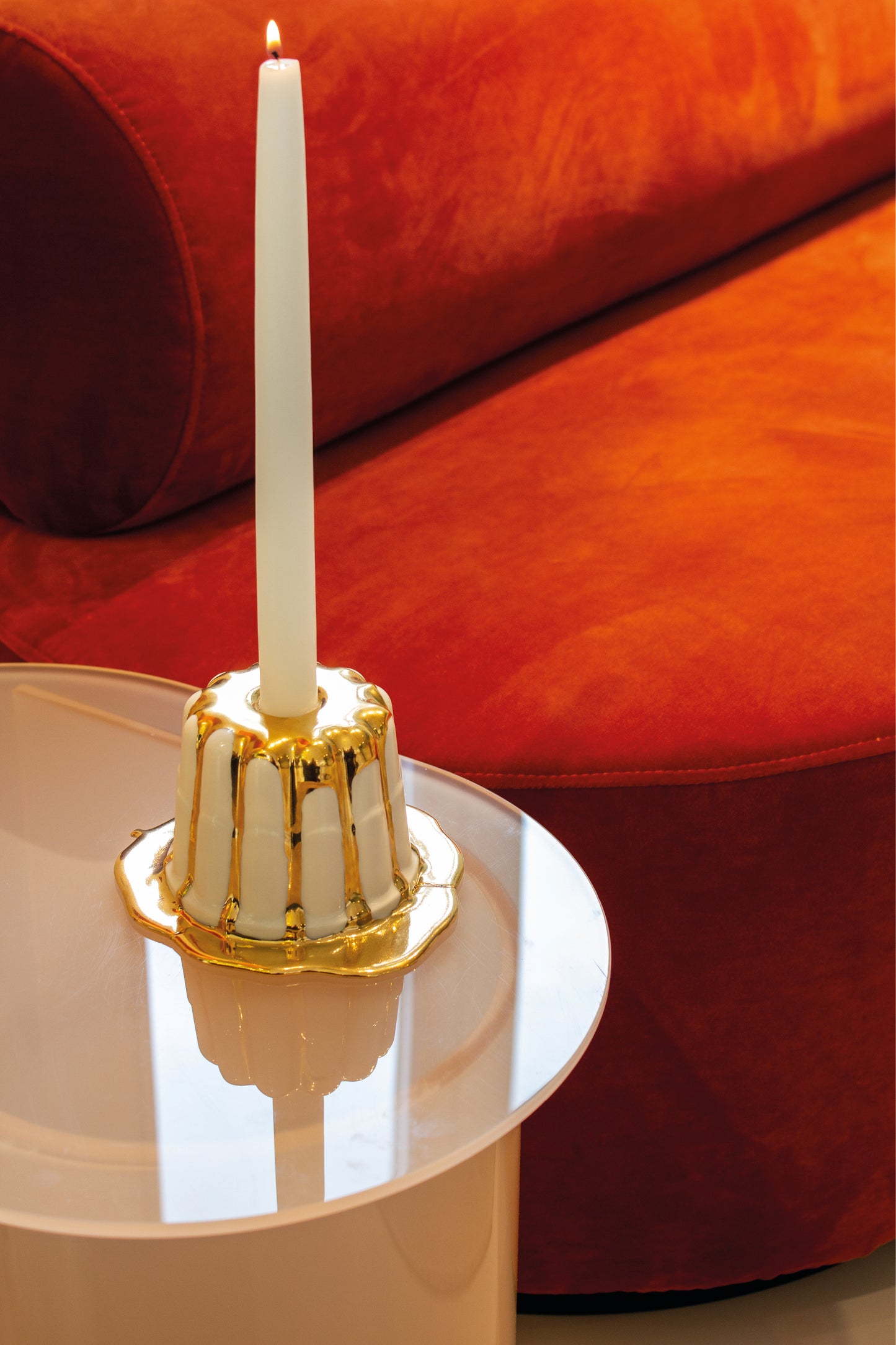 Mona Love 24k Gold N°4 - candle holder