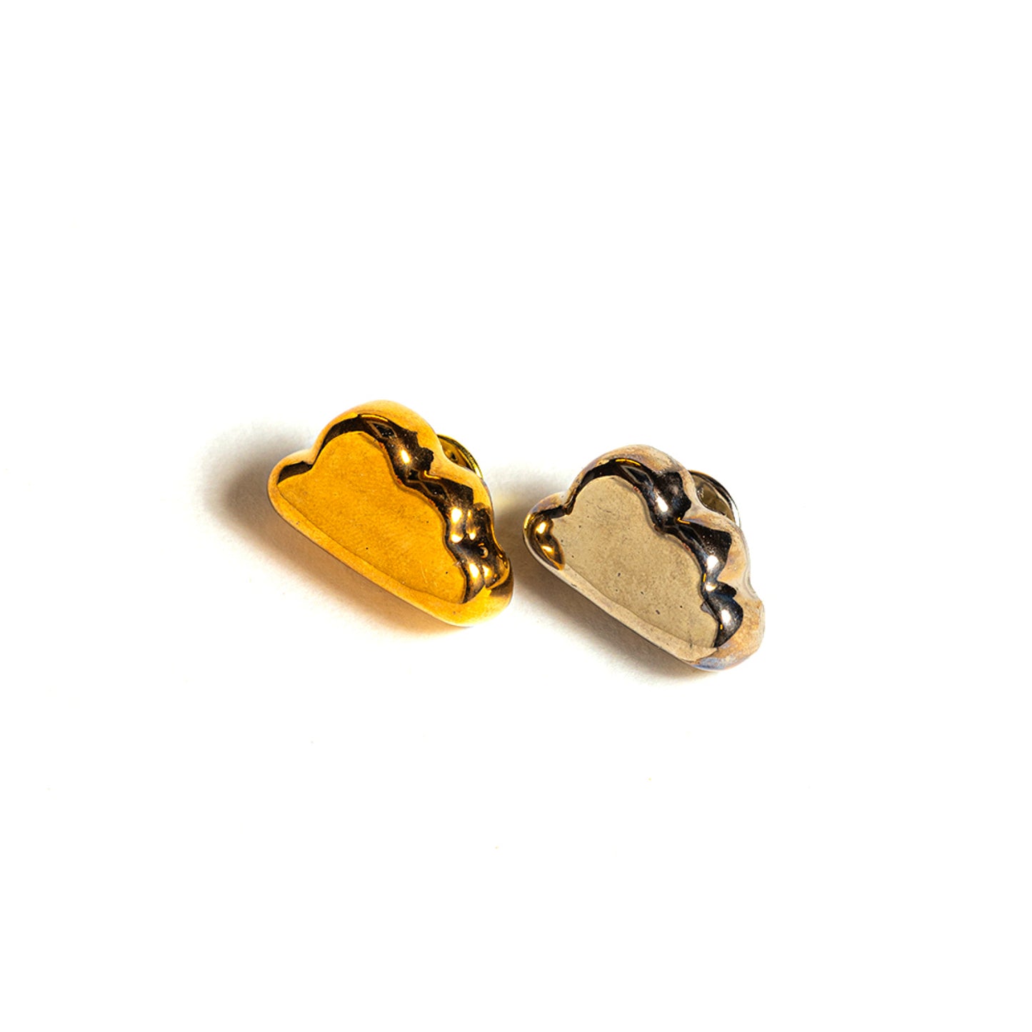 Cloud Pin (Platinum Silver)