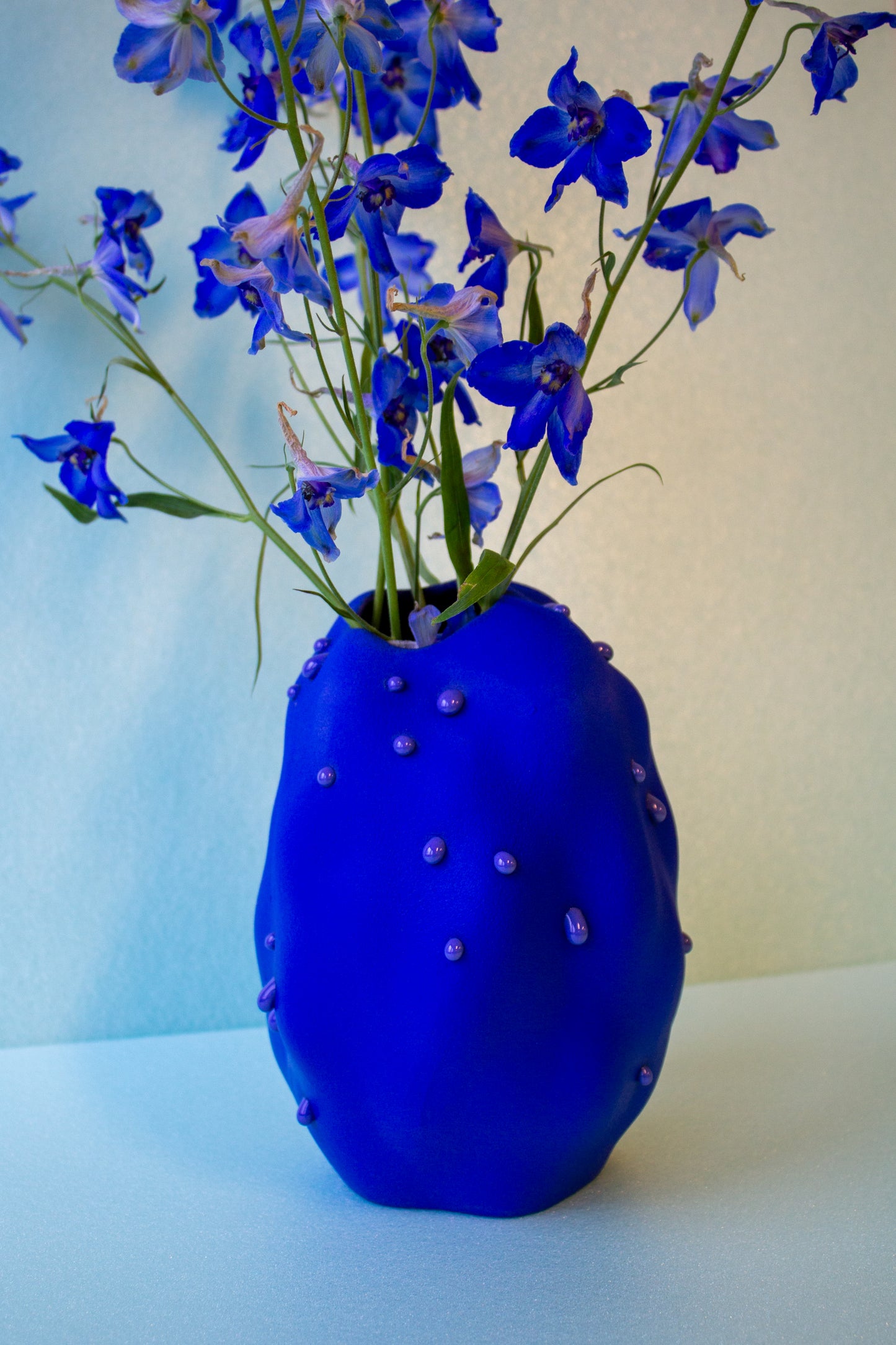 Cotton Cloud Vase | Cobalt
