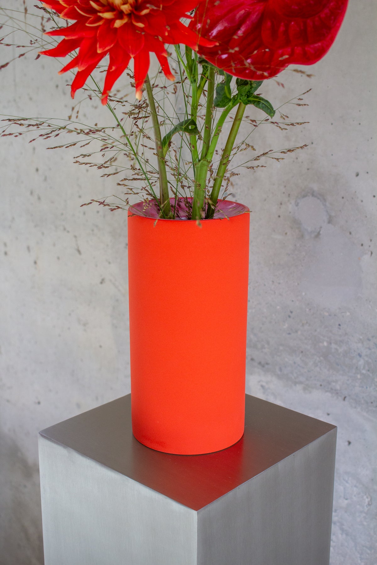 Soft Column Vase orange