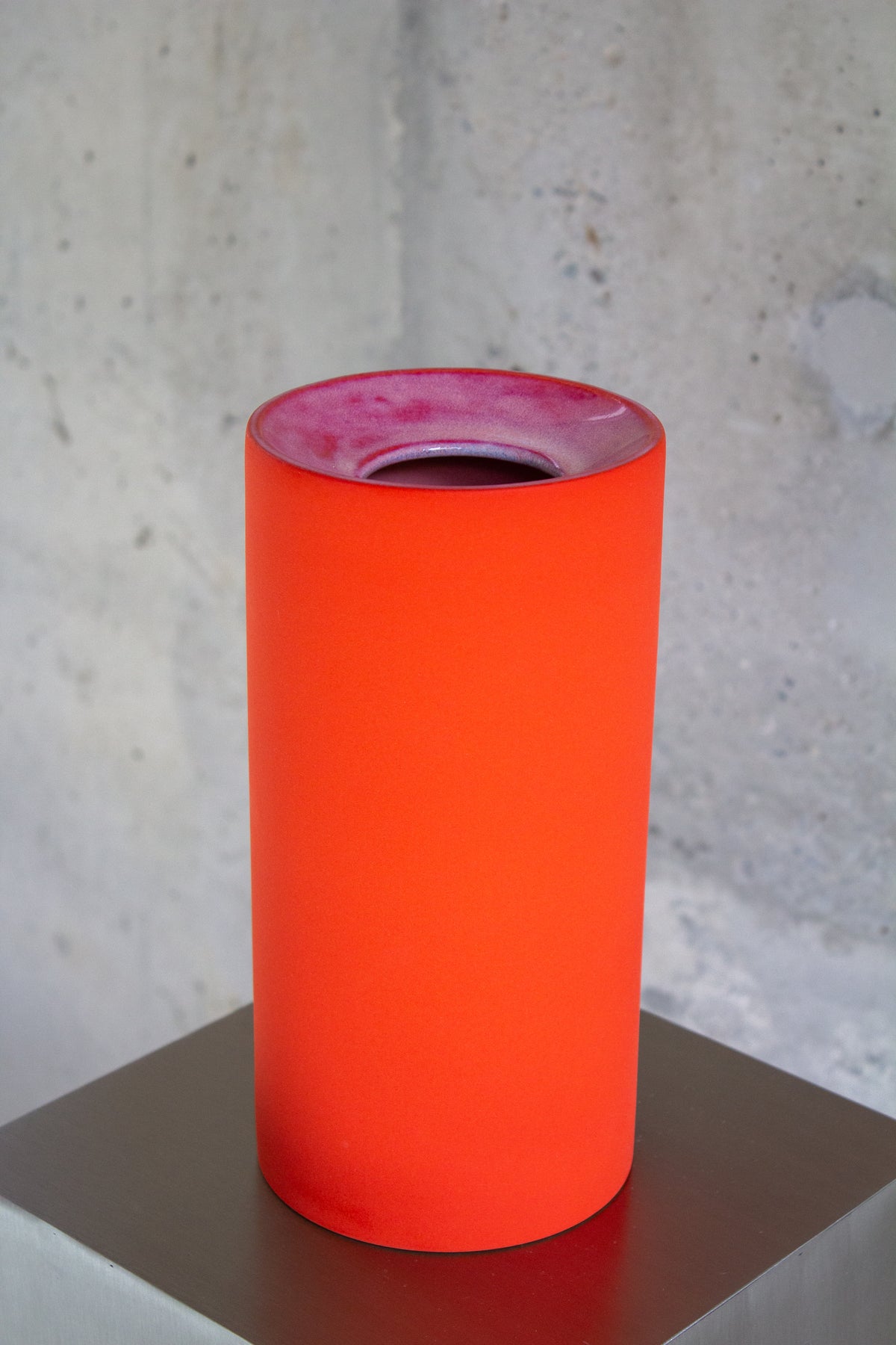 Soft Column Vase orange