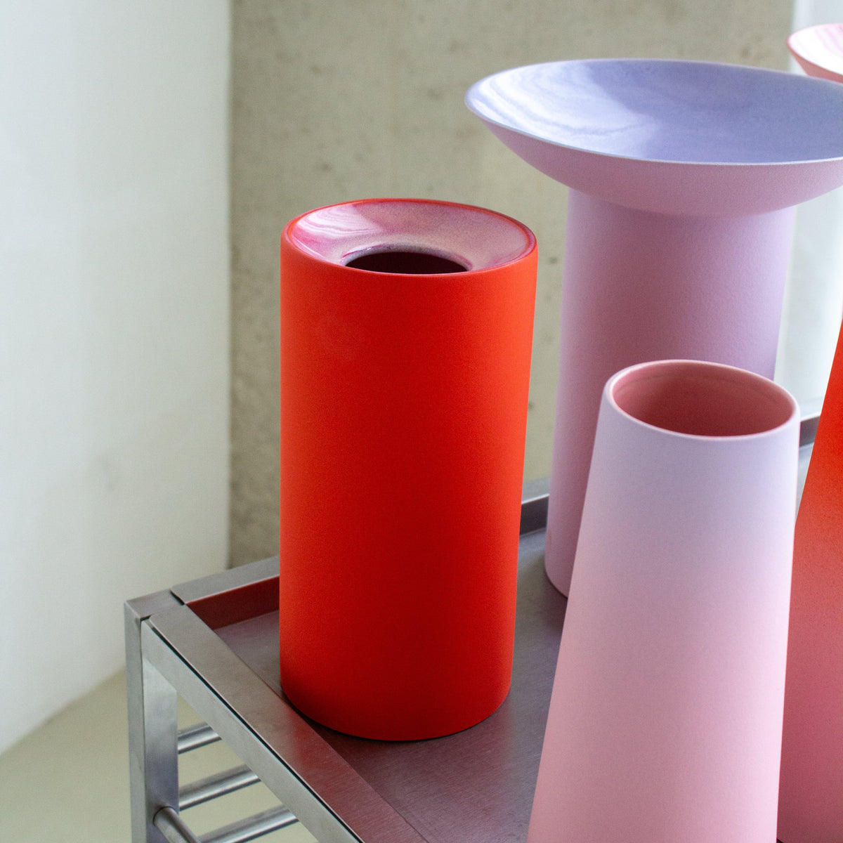 Soft Column Vase orange