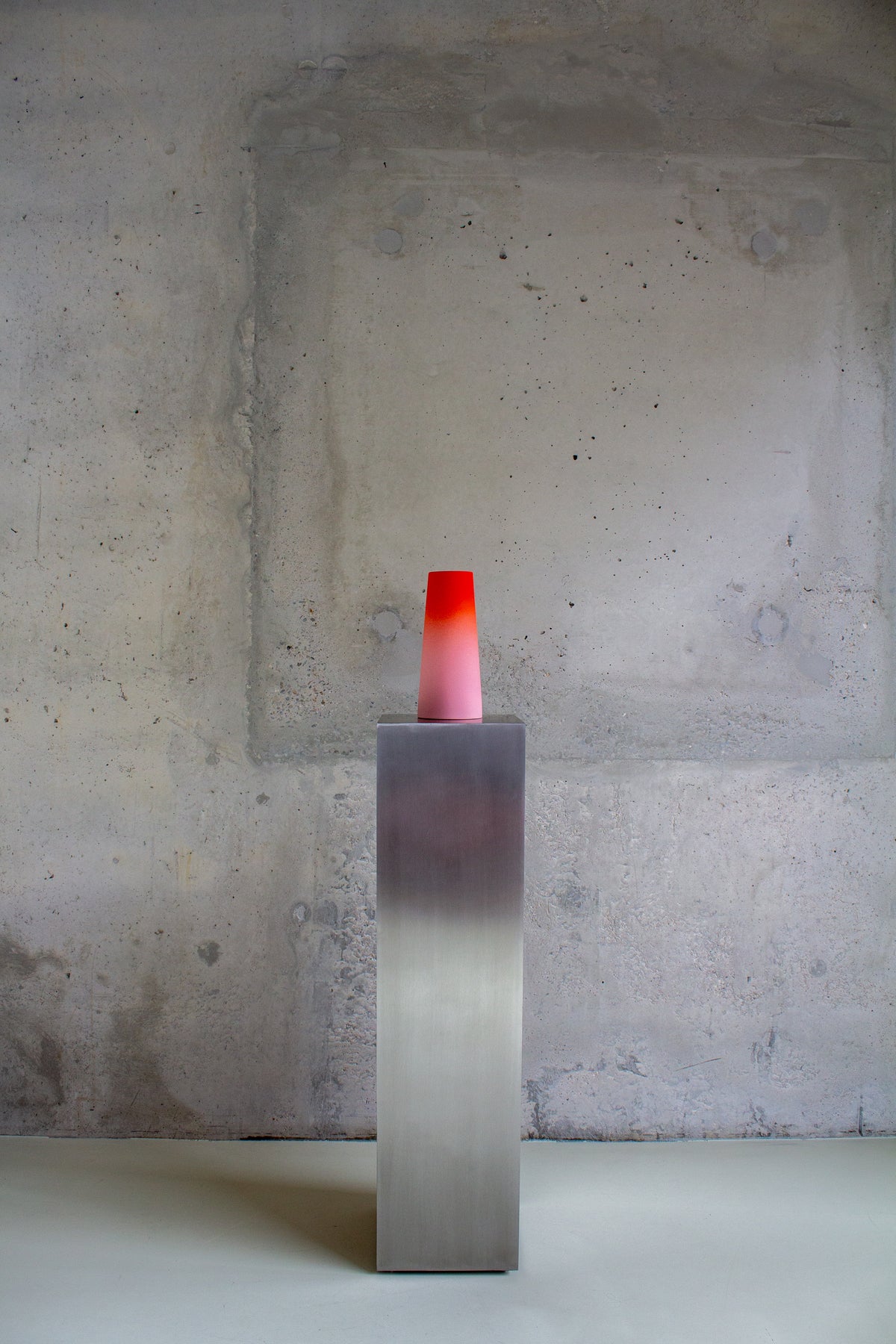 Soft Cone Vase | Pink/Orange