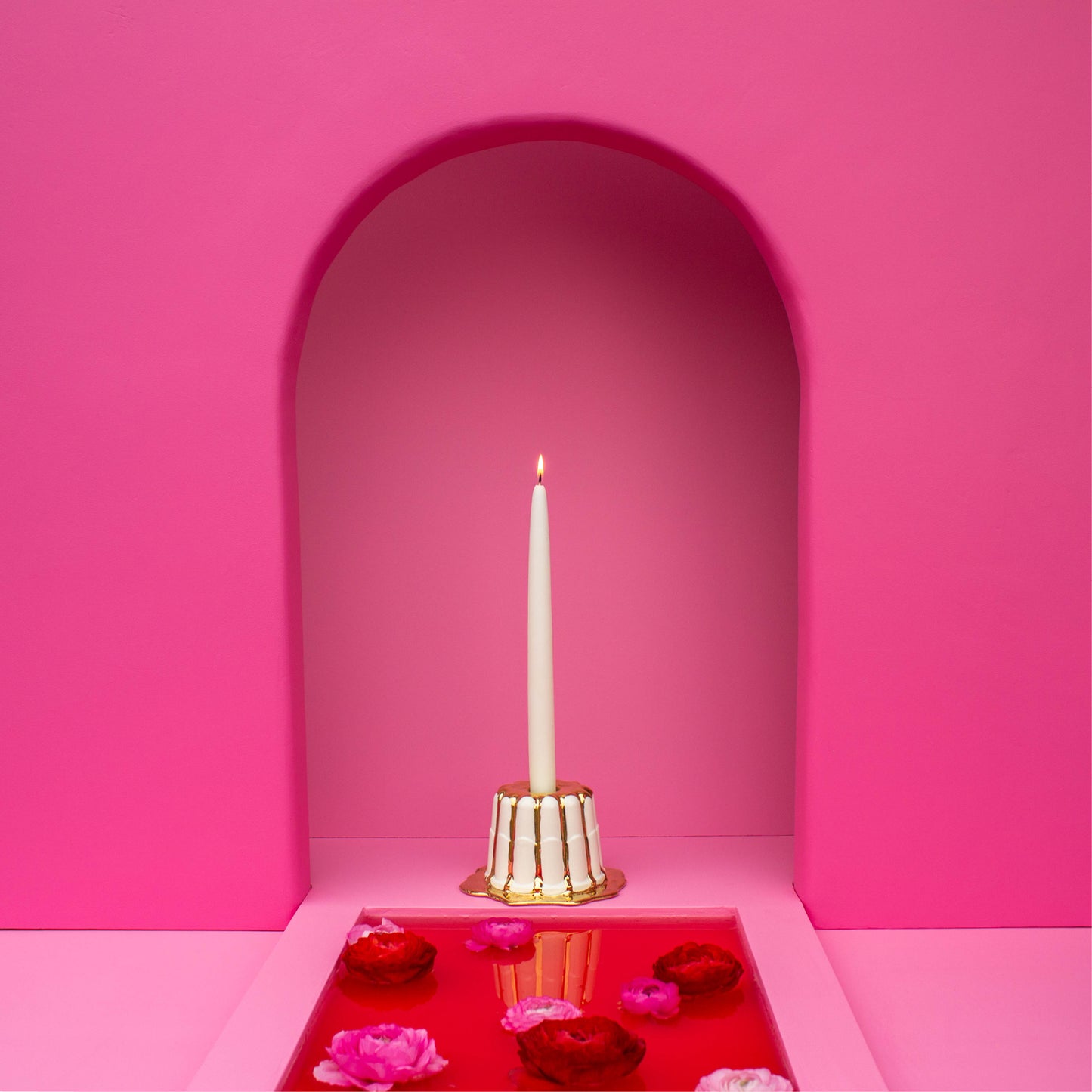 Mona Love 24k Gold N°1 - candle holder