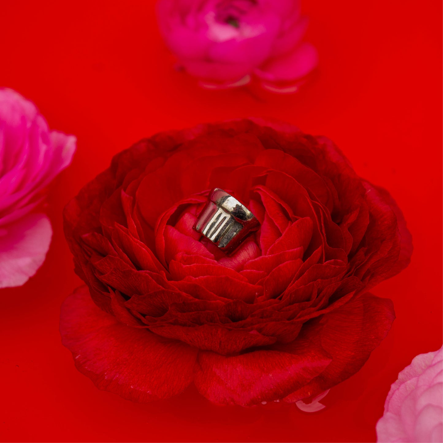 Mona Pin (Platinum Silver)