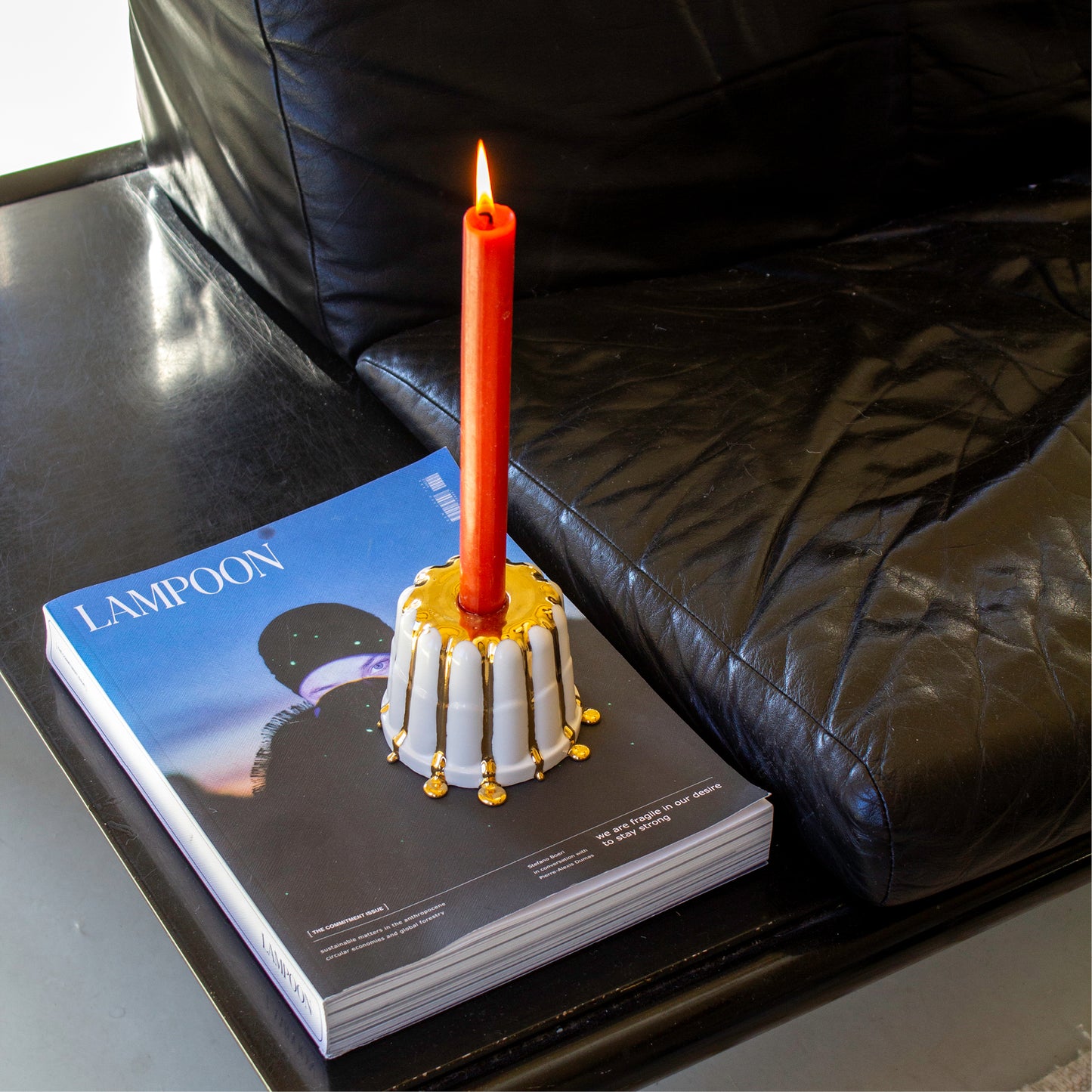 Mona Love 24k Gold N°5 - candle holder
