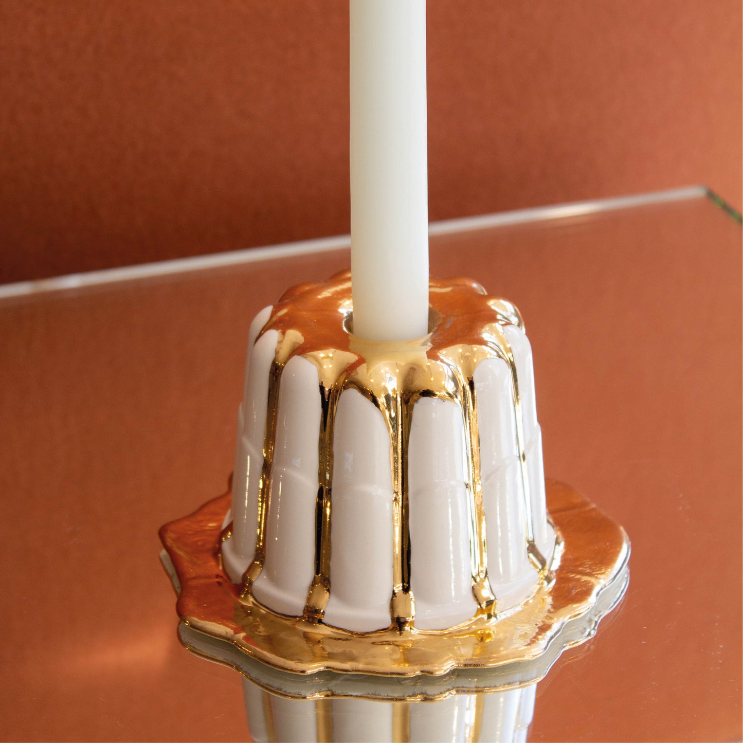 Mona Love 24k Gold N°1 - candle holder