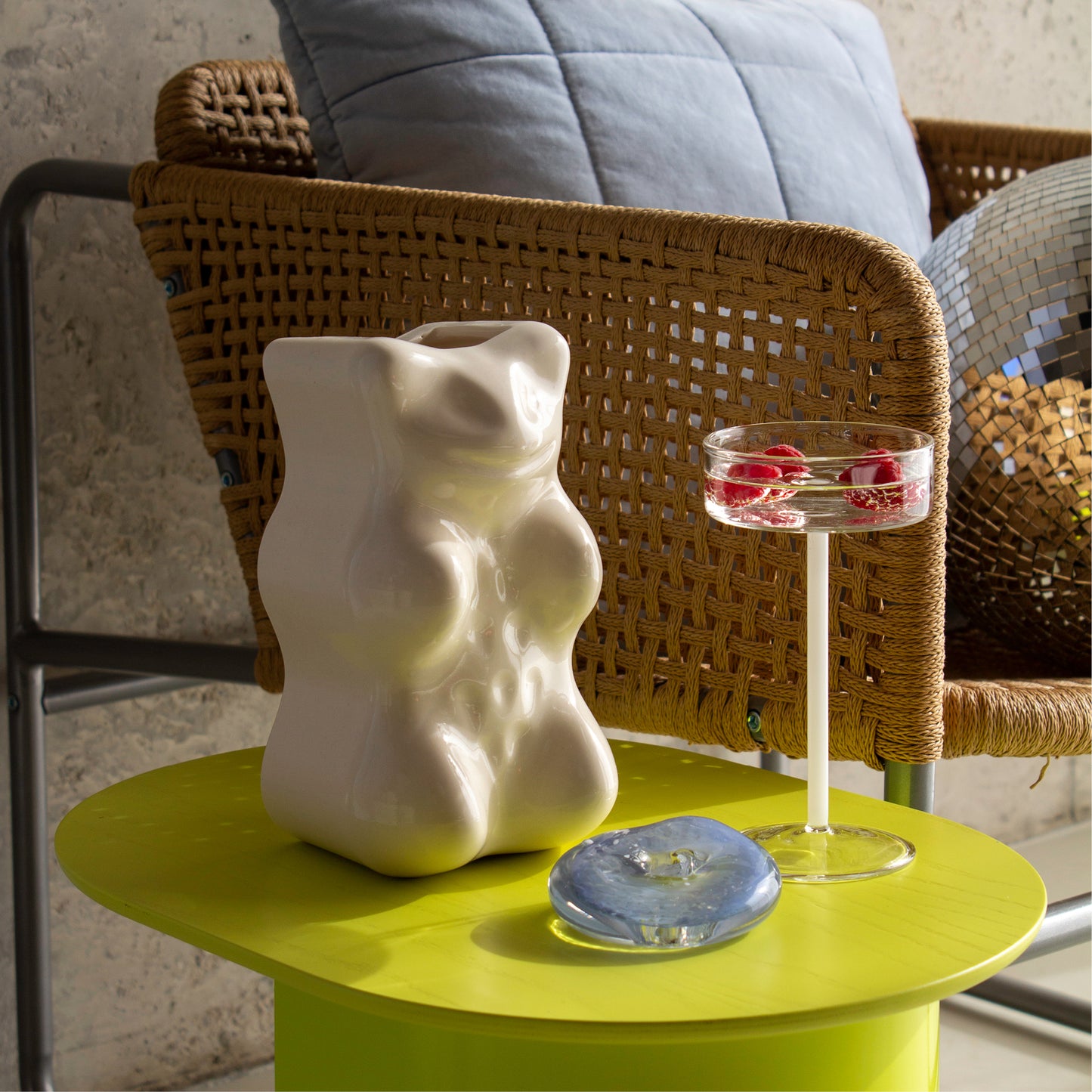 Goldbear vase