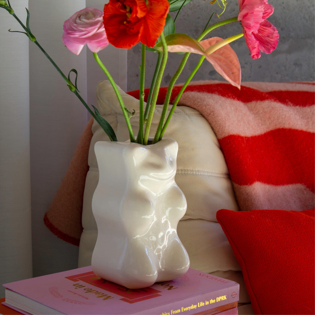 Goldbear vase