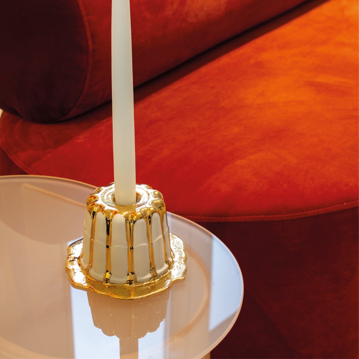 Mona Love 24k Gold N°1 - candle holder