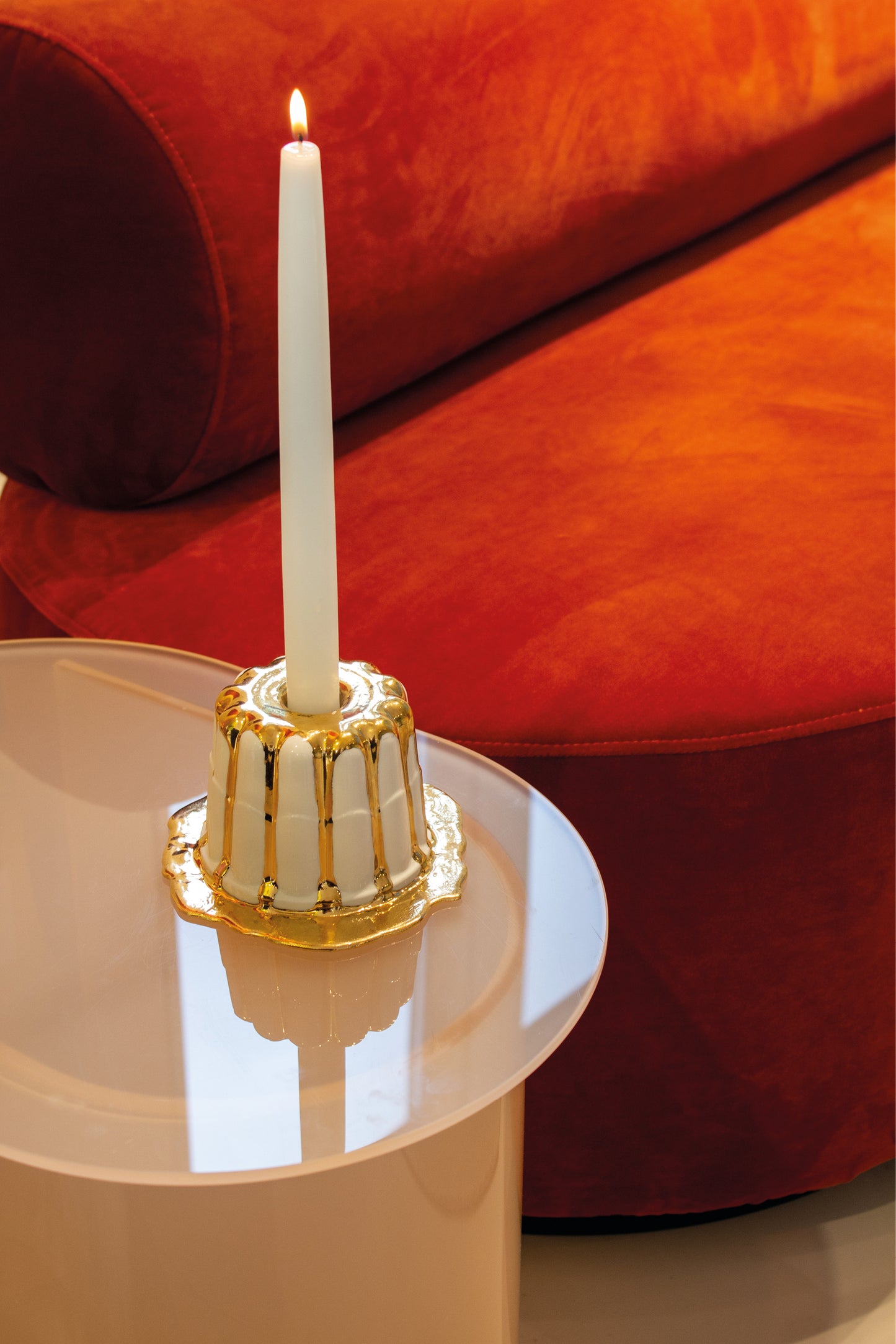 Mona Love 24k Gold N°1 - candle holder