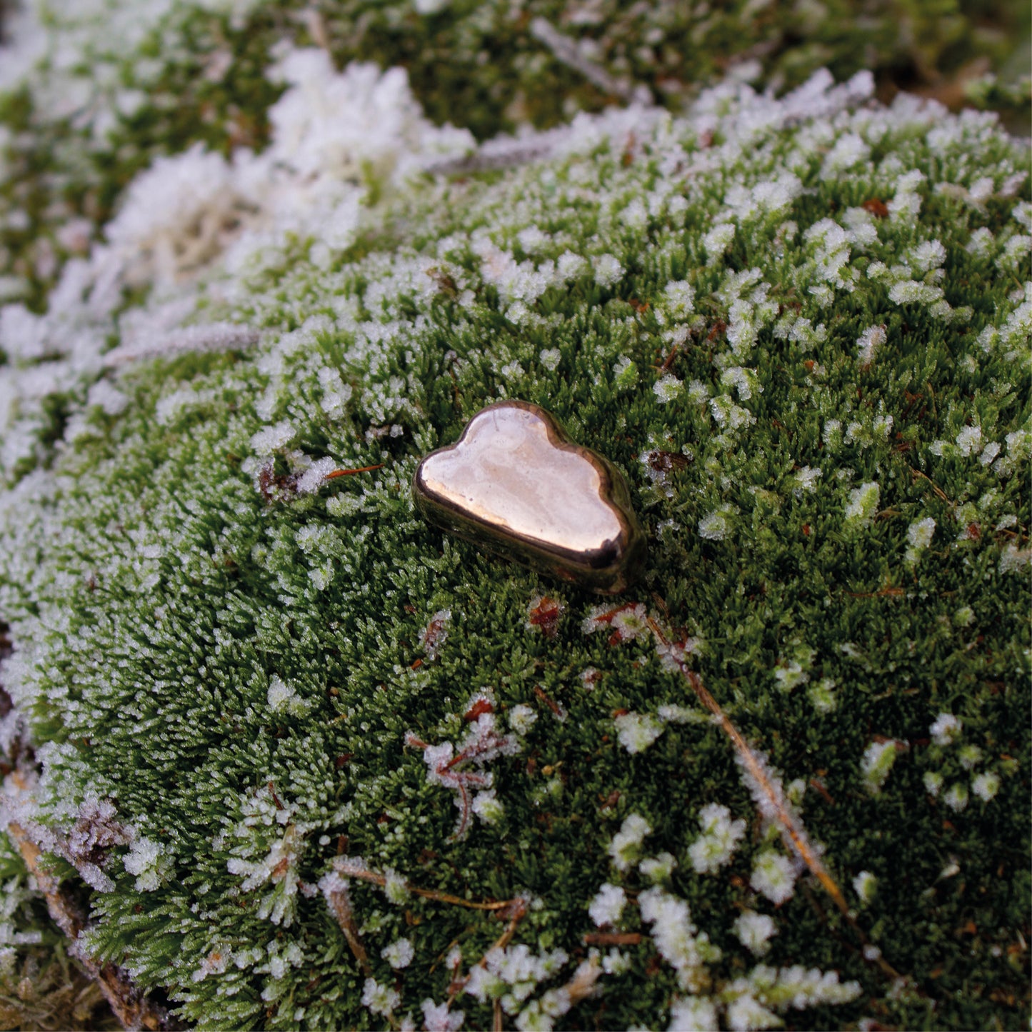 Cloud Pin (Platinum Silver)